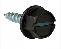 8A X 1 1/4 SLOT HWH SMS ZINC PT.#18 BLACK